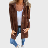 Karolína | Eleganten, grob plašč